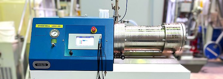 Universal Bead Mill From WAB - Grinding at IBU-tec